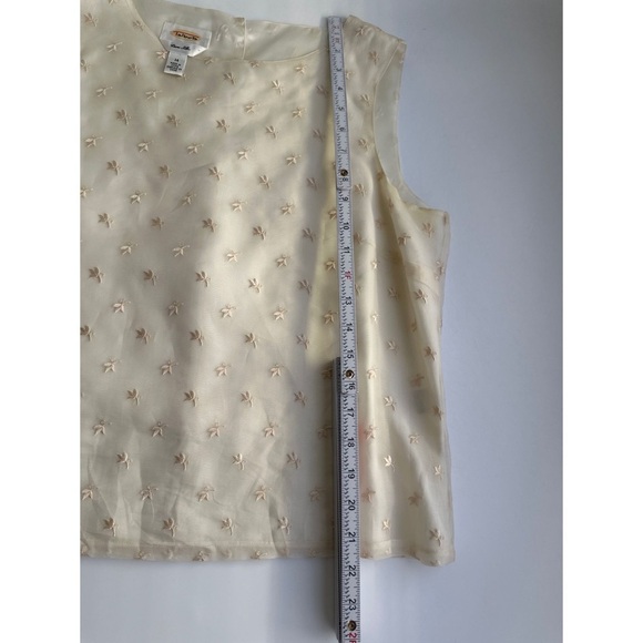 Talbots Stars Print Sleveeless Round Neck Sleeveless Tank Top - Picture 8 of 8